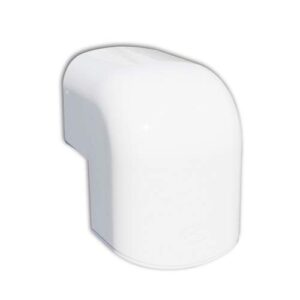 Tecnosystemi Optima buitenbocht 90 graden CAE75 wit