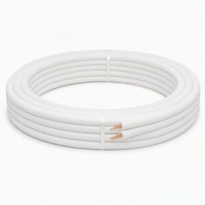 Geïsoleerde duo koelleiding 1/4 × 5/8 – rol 20 meter