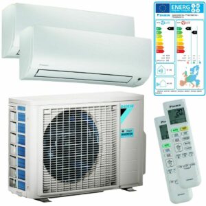 Airco duo Daikin Comfora 3,5 + 5,0 kW wit WiFi
